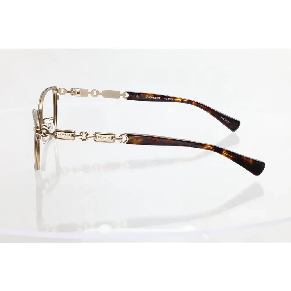 Coach HC5065 9213 (Sand/Tortoise) 53-17-135mm Eyeglass FRAMES ONLY - GOOD
